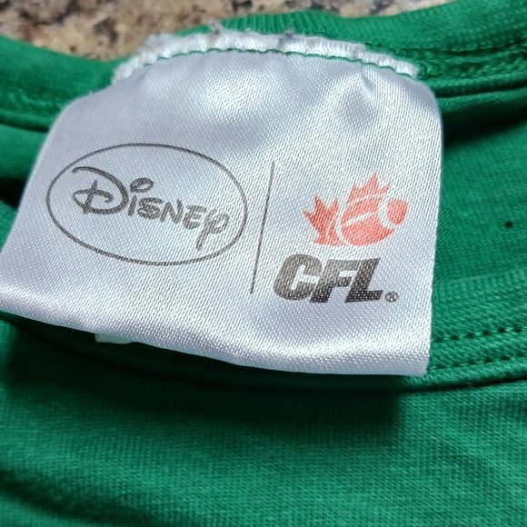 Disney Mickey Mouse NFL Saskatchewan Roughriders Baby Onesie Size 24 Months - Picture 3 of 9